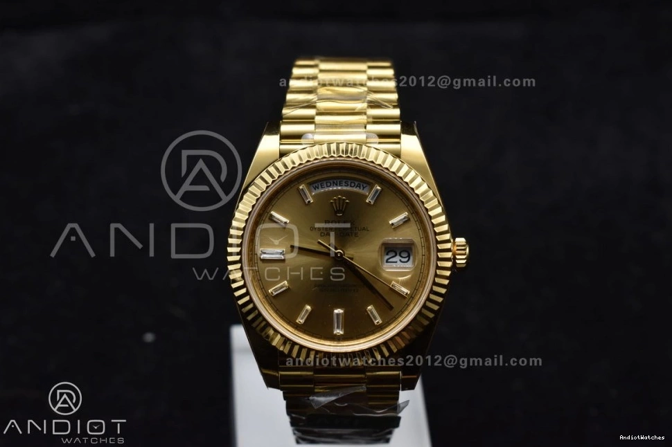 654 ARF President Day Bracelet VR3255 On 1:1 Dial 228238 (Gain Weight) Edition 40 Date Best Crystal Sustainable YG Gold 1106